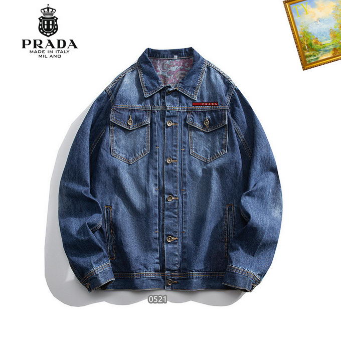 Prada Denim Jacket Mens ID:20250925-62